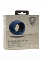 Load image into Gallery viewer, Viceroy Reverse Endurance Ring Silicone Cock Ring - Blue
