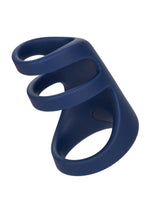 Load image into Gallery viewer, Viceroy Silicone Rechargeable Triple Cock Cage - Blue
