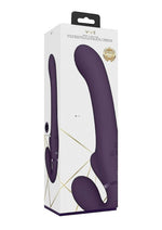 Load image into Gallery viewer, Vive Al Rechargeable Silicone Dual Motor Strapless Strap-On - Purple
