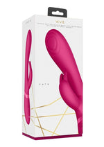 Load image into Gallery viewer, Vive Cato Pulse Wave Rechargeable Silicone G-Spot Rabbit Vibrator - Pink
