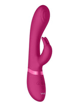 Load image into Gallery viewer, Vive Cato Pulse Wave Rechargeable Silicone G-Spot Rabbit Vibrator - Pink
