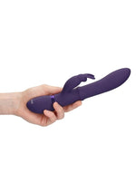 Load image into Gallery viewer, Vive Halo Rechargeable Silicone Ring Rabbit Vibrator
