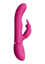 Load image into Gallery viewer, Vive May Dual Pulse-Wave and Vibrating C-Spot and G-Spot Rechargeable Silicone Rabbit - Pink
