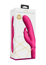 Load image into Gallery viewer, Vive May Dual Pulse-Wave and Vibrating C-Spot and G-Spot Rechargeable Silicone Rabbit - Pink
