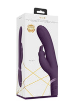 Load image into Gallery viewer, Vive May Dual Pulse-Wave and Vibrating C-Spot and G-Spot Rechargeable Silicone Rabbit - Purple
