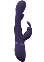 Load image into Gallery viewer, Vive Mika Rechargeable Triple Motor Vibrating Rabbit with G-Spot Stimulator - Purple
