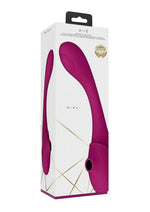 Load image into Gallery viewer, Vive Mirai Rechargeable Silicone Dual Motor Double Ended Bendable Pulse and Air Wave Vibrator - Pink
