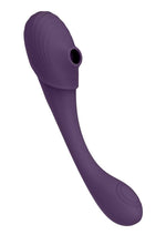 Load image into Gallery viewer, Vive Mirai Rechargeable Silicone Dual Motor Double Ended Bendable Pulse and Air Wave Vibrator
