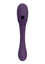 Load image into Gallery viewer, Vive Mirai Rechargeable Silicone Dual Motor Double Ended Bendable Pulse and Air Wave Vibrator - Purple
