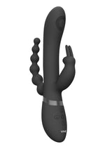 Load image into Gallery viewer, Vive Rini Rechargeable Silicone Pulse Wave and Vibrating Double Penetration Rabbit

