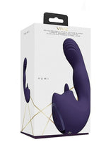 Load image into Gallery viewer, Vive Riko Rechargeable Silicone Triple Motor G-Spot Finger Motion Vibrator - Purple
