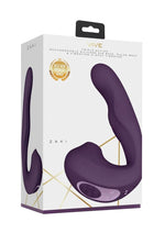 Load image into Gallery viewer, Vive Zaki Air Wave Pulse Wave and G-Spot Rechargeable Silicone Vibrator - Purple
