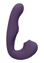 Load image into Gallery viewer, Vive Zaki Air Wave Pulse Wave and G-Spot Rechargeable Silicone Vibrator - Purple
