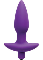 Load image into Gallery viewer, Vogue Aria Vibrating Silicone Anal Plug - Purple - Medium