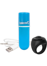 Load image into Gallery viewer, Vooom Wireless Remote Control Silicone USB Rechargeable Bullet Waterproof - Blue
