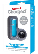 Load image into Gallery viewer, Vooom Wireless Remote Control Silicone USB Rechargeable Bullet Waterproof - Blue
