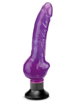 Load image into Gallery viewer, Wall Bangers Vibrating Dildo - Purple - 9in
