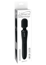 Load image into Gallery viewer, Wanachi Body Recharger Silicone Rechargeable Wand Massager - Black
