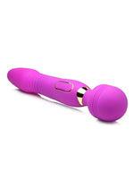 Load image into Gallery viewer, Wand Essential Ultra Thrust-Her Deluxe Rechargeable Silicone Thrusting and Vibrating Wand - Purple
