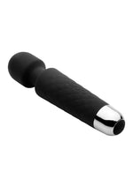 Load image into Gallery viewer, Wand Essentials Deep Velvet Silicone Wand Massager - Black/Purple

