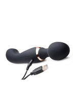 Load image into Gallery viewer, Wand Essentials Double Silicone Vibrating Wand Massager
