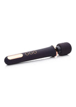 Load image into Gallery viewer, Wand Essentials Scepter 50x Silicone Vibrating Wand Massager - Black

