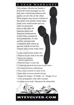 Load image into Gallery viewer, Wanderlust Rechargeable Silicone Powerful Dual Sided Wand Massager
