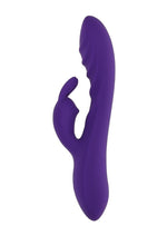 Load image into Gallery viewer, Wavy Rabbit Rechargeable Silicone Dual Motor Vibrator - Purple
