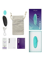 Load image into Gallery viewer, We-Vibe Moxie+ Wearable Rechargeable Silicone Panty Vibe Clitoral Stimulator with Remote
