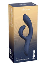 Load image into Gallery viewer, We-Vibe Nova 2 Rechargeable Silicone Rabbit Vibrator - Blue/Midnight Blue
