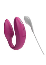 Load image into Gallery viewer, We-Vibe Sync Rechargeable Silicone Couples Vibrator with Remote Control - Dusty

