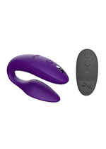 Load image into Gallery viewer, We-Vibe Sync 2nd Generation Rechargeable Silicone Couples Vibrator with Remote Control - Purple
