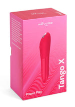Load image into Gallery viewer, We-Vibe Tango X Rechargeable Clitoral Mini Bullet Vibrator - Cherry Red/Red
