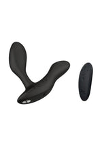 Load image into Gallery viewer, We-Vibe Vector+ Rechargeable Silicone Vibrating Prostate Massager with Remote Control - Black/Charcoal Black
