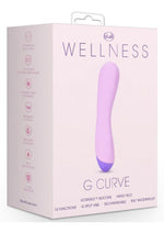 Load image into Gallery viewer, Wellness G Curve Rechargeable Silicone G-Spot Vibrator - Pink/Purple
