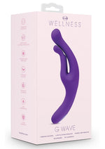 Load image into Gallery viewer, Wellness G Wave Rechargeable Silicone G-Spot Vibrator - Purple
