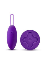 Load image into Gallery viewer, Wellness Imara Rechargeable Silicone Vibrating Egg with Remote - Purple
