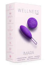 Load image into Gallery viewer, Wellness Imara Rechargeable Silicone Vibrating Egg with Remote - Purple
