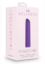 Load image into Gallery viewer, Wellness Rechargeable Power Vibrator - Purple
