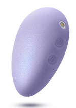 Load image into Gallery viewer, Wellness Serene Vibe Rechargeable Silicone Vibrating Egg with Remote - Lavender/Purple
