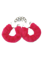 Load image into Gallery viewer, WhipSmart Furry Cuffs with Eye Mask - Hot Pink/Pink
