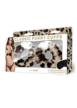 Load image into Gallery viewer, WhipSmart Furry Cuffs with Eye Mask - Animal Print/Leopard
