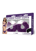 Load image into Gallery viewer, WhipSmart Furry Cuffs with Eye Mask - Purple
