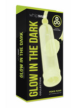 Load image into Gallery viewer, WhipSmart Glow In The Dark Penis Pump and Stamina Cock Ring - Glow In The Dark/Green - Set
