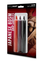 Load image into Gallery viewer, WhipSmart Japanese Bondage Drip Candles - Assorted Colors/Black/Purple/Red - 6.5in - 3 Piece
