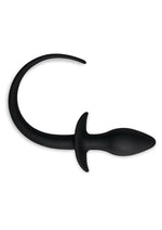 Load image into Gallery viewer, WhipSmart Play Tails Silicone Doggy Tail - Black - 3in
