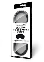 Load image into Gallery viewer, WhipSmart Quickie Cuffs with Eye Mask - Black - Large/Medium
