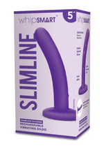 Load image into Gallery viewer, WhipSmart Rechargeable Silicone Slimline Dildo - Purple - 5in
