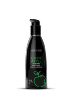 Load image into Gallery viewer, Wicked Aqua Water Based Flavored Lubricant Candy Apple - 2oz
