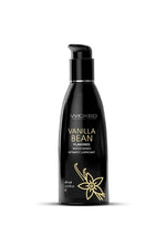 Load image into Gallery viewer, Wicked Aqua Water Based Flavored Lubricant Vanilla Bean - 2oz
